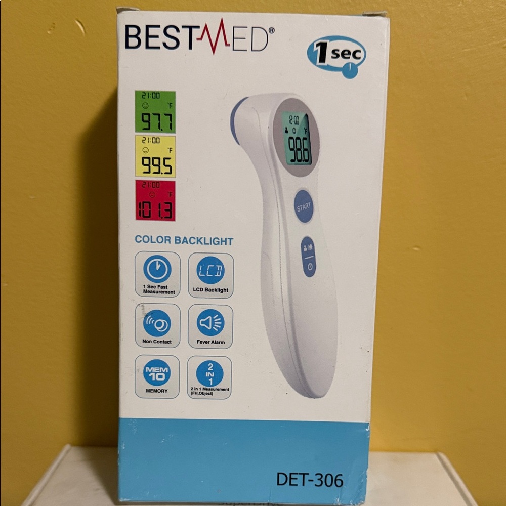 Digital Thermometer - White